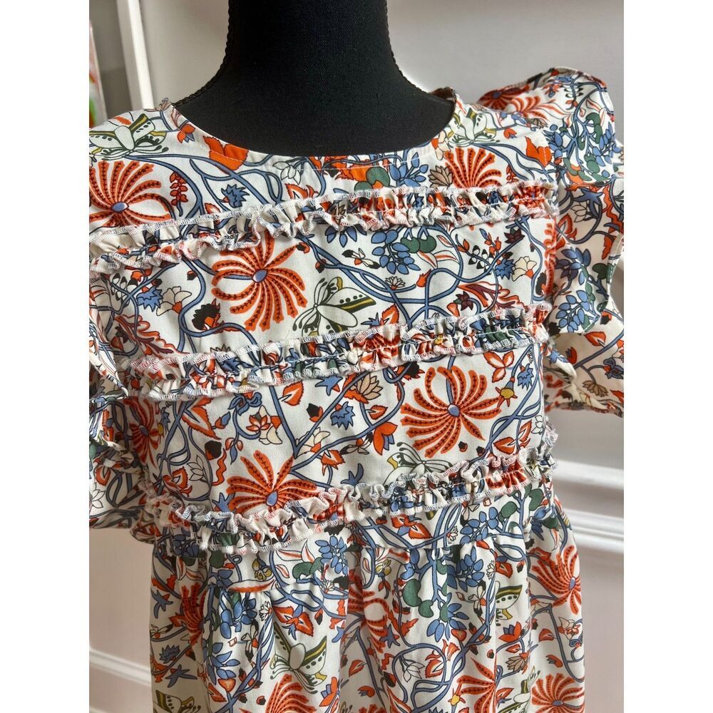 🌸 The Happy Southerner Ruffle Sleeve Floral Dress | Size L - Picture 3 of 9